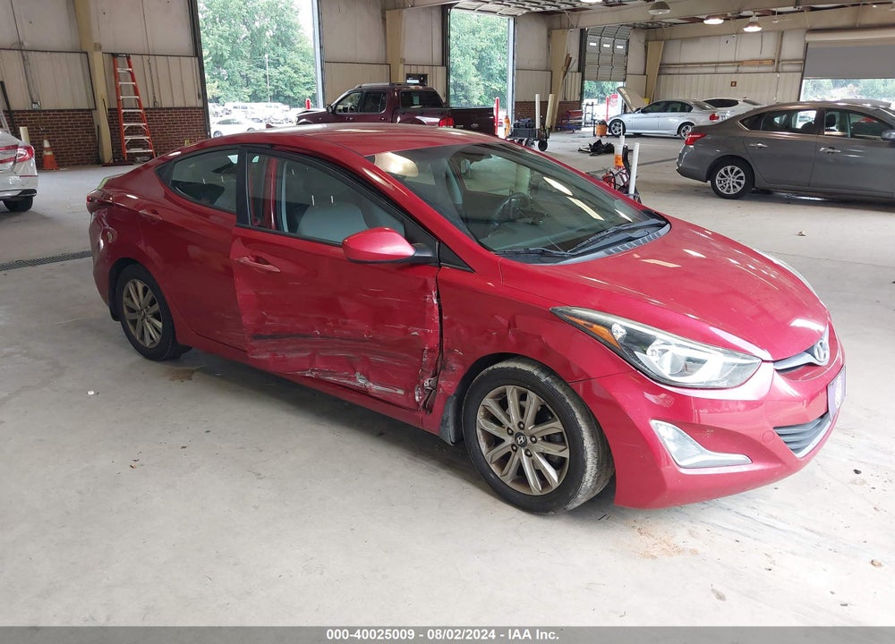 2016 HYUNDAI ELANTRA SE VIN: KMHDH4AE0GU518782