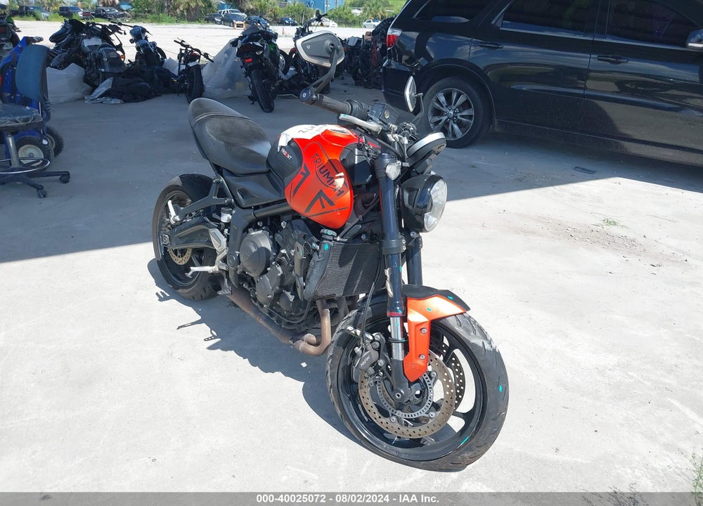 2023 TRIUMPH MOTORCYCLE TRIDENT 660 VIN: SMTL10UL6PTBF5840