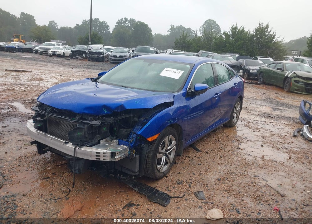 2018 HONDA CIVIC LX VIN: 2HGFC2F52JH607516