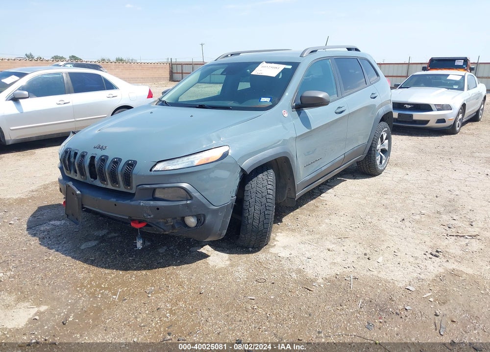 2014 JEEP CHEROKEE TRAILHAWK VIN: 1C4PJMBSXEW216542