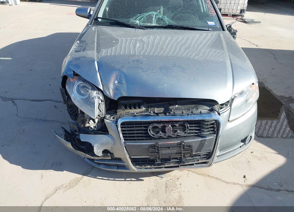 2007 AUDI A4 3.2 VIN: WAUDH78E47A185383