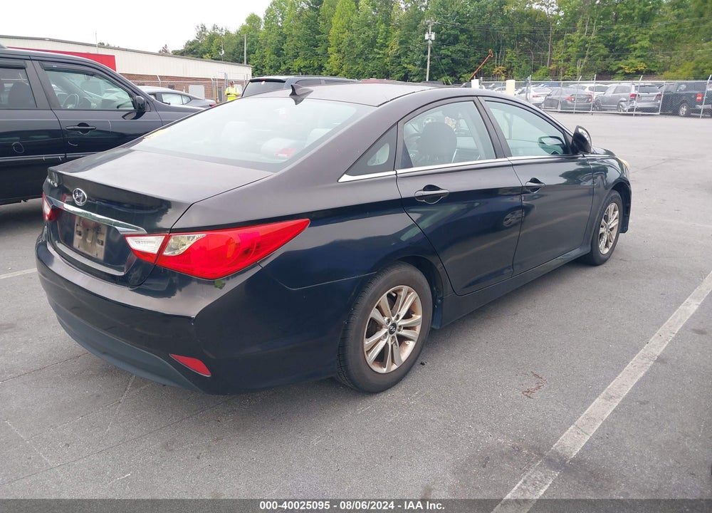 2014 HYUNDAI SONATA GLS VIN: 5NPEB4ACXEH946648