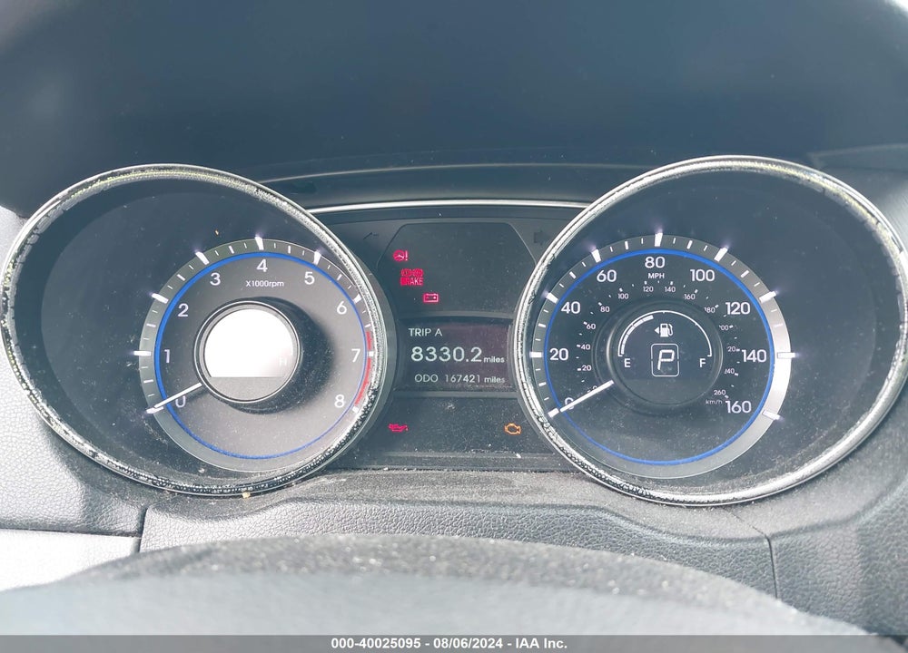 2014 HYUNDAI SONATA GLS VIN: 5NPEB4ACXEH946648