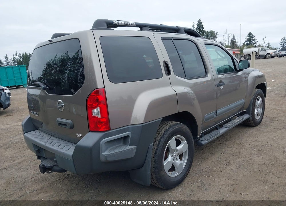 2006 NISSAN XTERRA SE VIN: 5N1AN08WX6C541008
