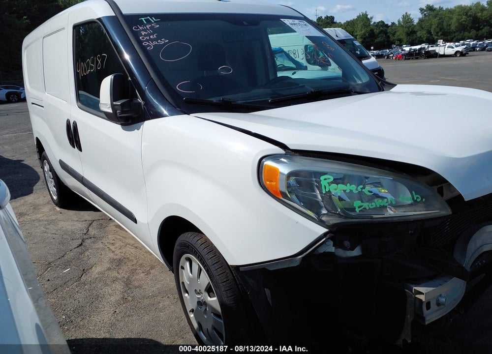 2015 RAM PROMASTER CITY TRADESMAN SLT VIN: ZFBERFBT8F6193139