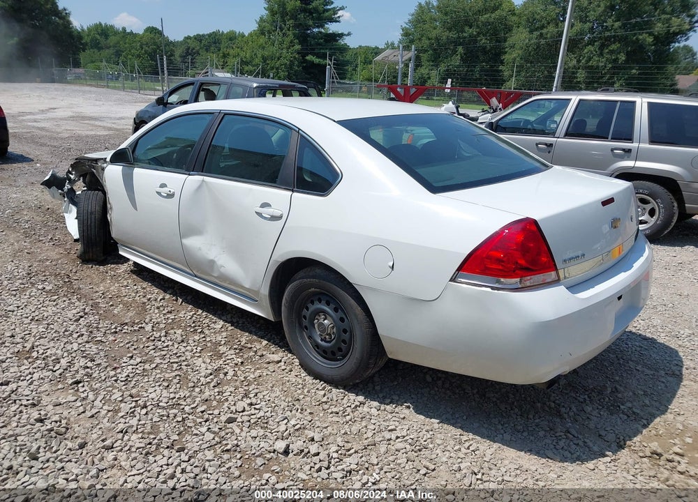 2011 CHEVROLET IMPALA POLICE VIN: 2G1WD5EM2B1236222