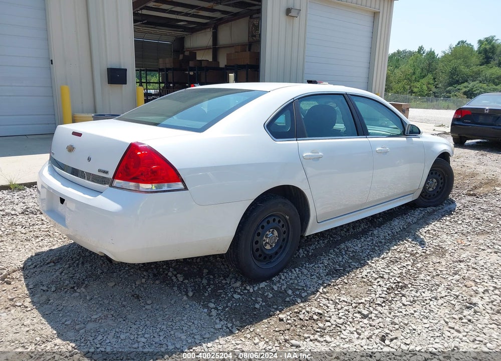 2011 CHEVROLET IMPALA POLICE VIN: 2G1WD5EM2B1236222