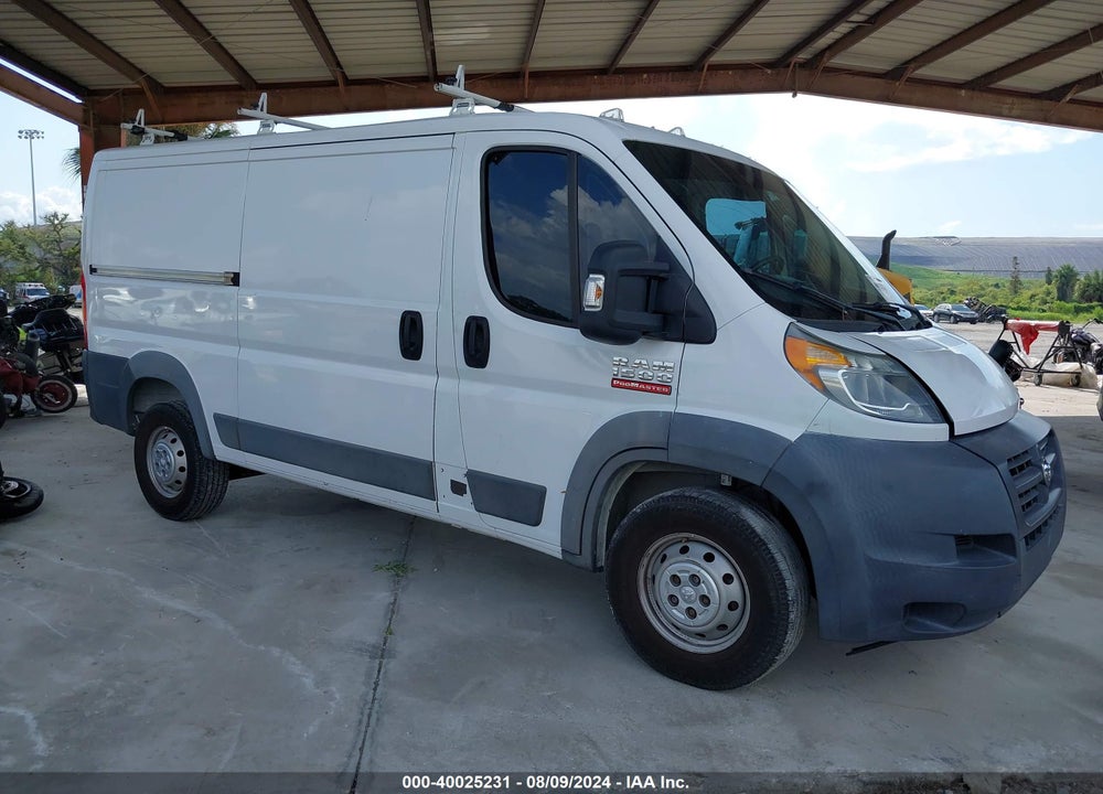 2017 RAM PROMASTER 1500 LOW ROOF 136 WB VIN: 3C6TRVAGXHE515643