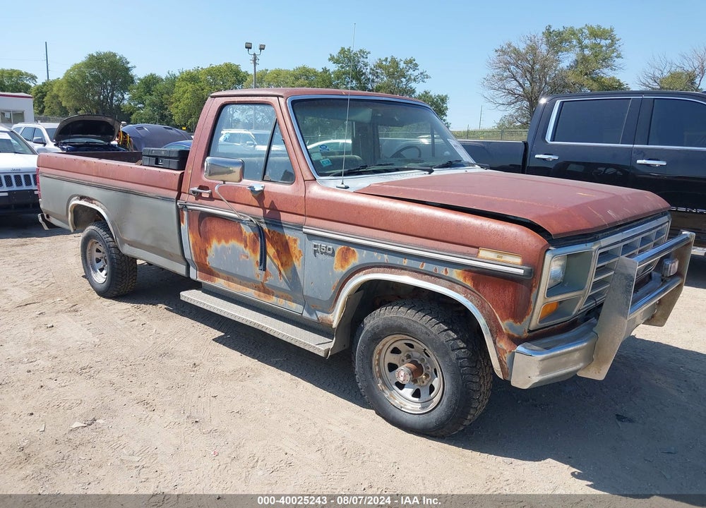 1986 FORD F150 VIN: 1FTEF14N6GPA16155