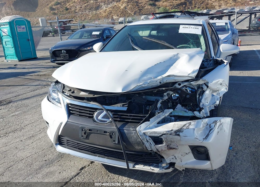 2016 LEXUS CT 200H VIN: JTHKD5BH7G2270479