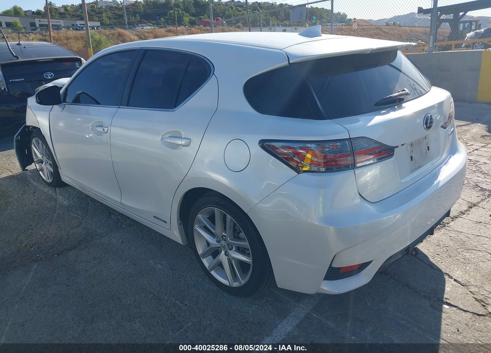 2016 LEXUS CT 200H VIN: JTHKD5BH7G2270479