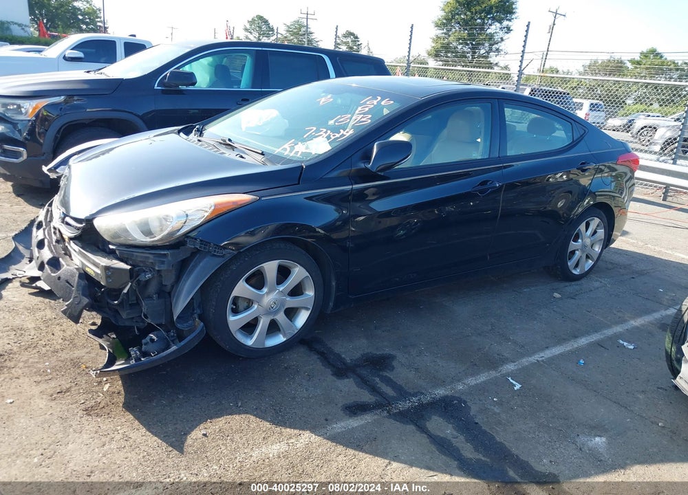 2013 HYUNDAI ELANTRA LIMITED VIN: 5NPDH4AE8DH301393