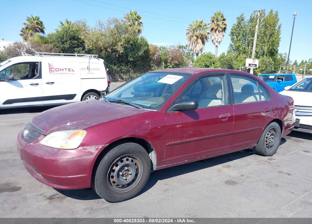 2003 HONDA CIVIC LX VIN: 2HGES16513H569322