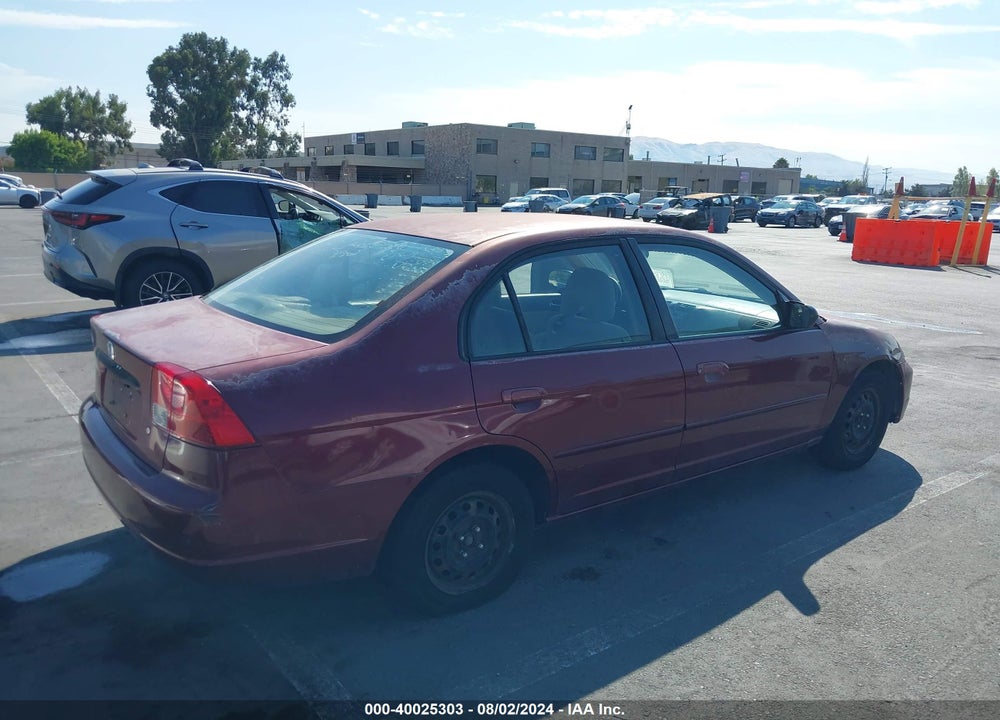 2003 HONDA CIVIC LX VIN: 2HGES16513H569322