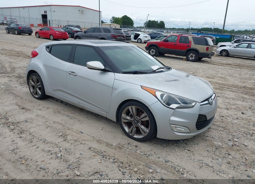 2012 HYUNDAI VELOSTER BASE W/BLACK VIN: KMHTC6AD4CU024934