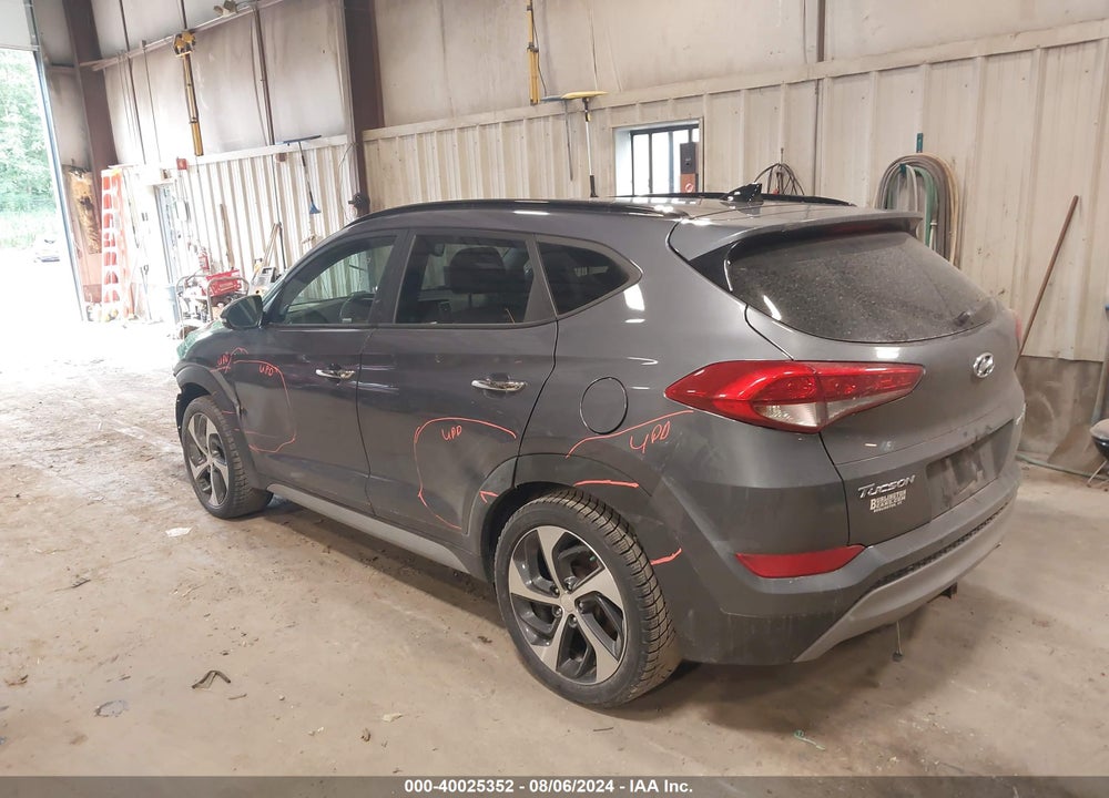 2018 HYUNDAI TUCSON LIMITED VIN: KM8J3CA26JU761280