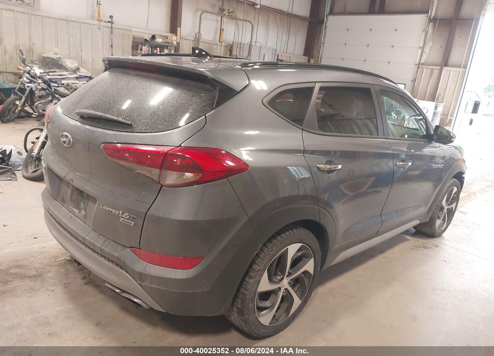 2018 HYUNDAI TUCSON LIMITED VIN: KM8J3CA26JU761280