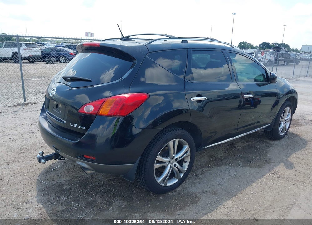 2010 NISSAN MURANO LE VIN: JN8AZ1MW3AW120540