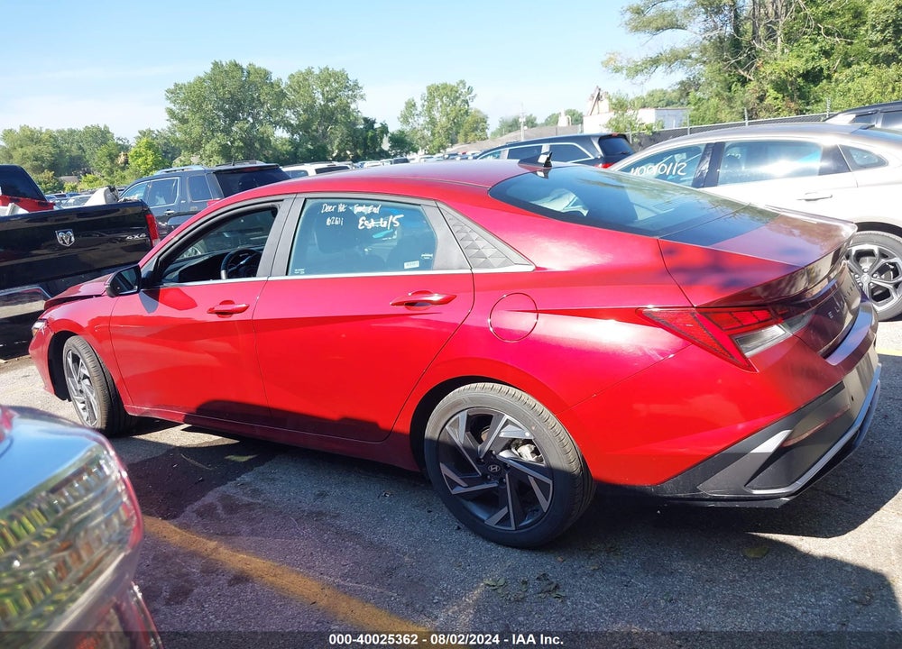 2024 HYUNDAI ELANTRA LIMITED VIN: KMHLP4DG6RU637516
