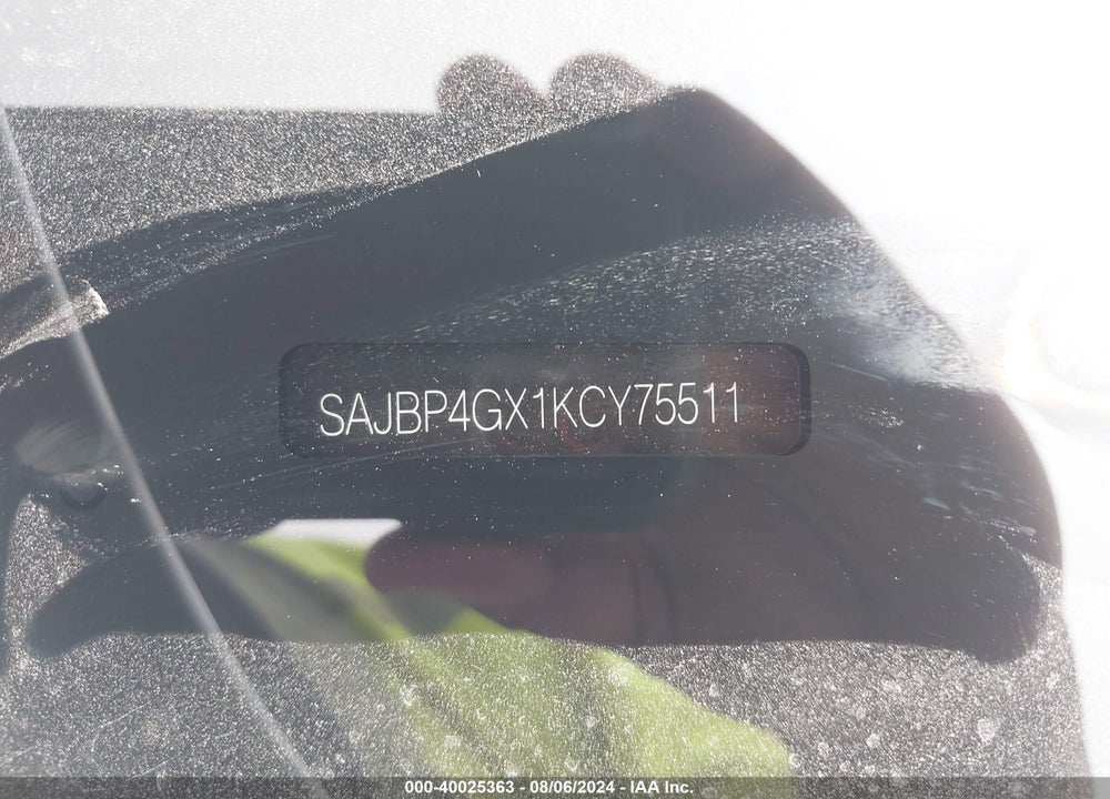 2019 JAGUAR XF 30T 300 SPORT LIMITED EDITION VIN: SAJBP4GX1KCY75511