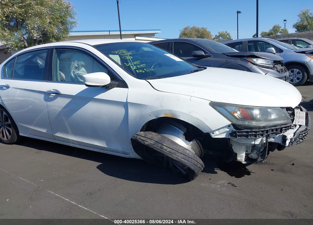 2015 HONDA ACCORD SPORT VIN: 1HGCR2F51FA016777
