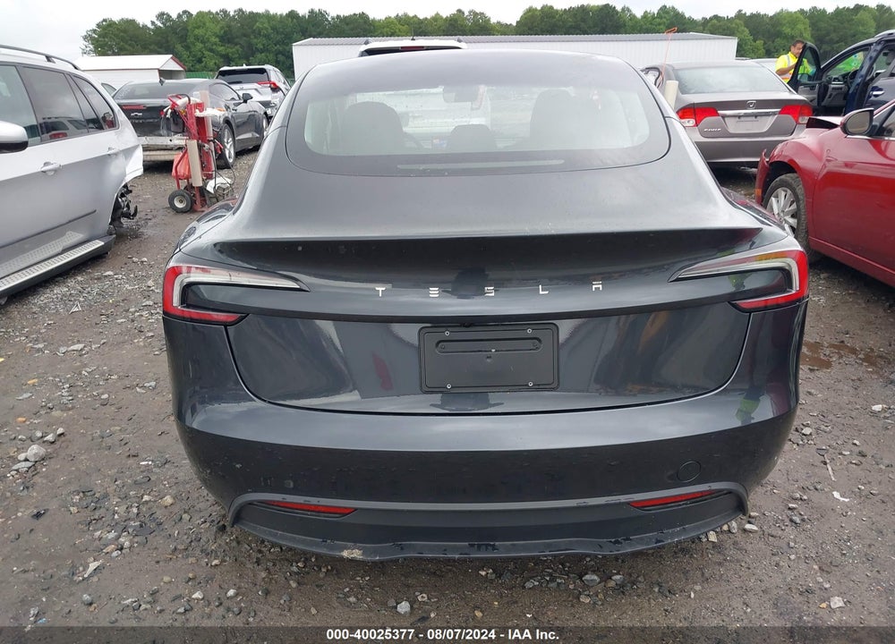 2024 TESLA MODEL 3 REAR-WHEEL DRIVE VIN: 5YJ3E1EA3RF734779