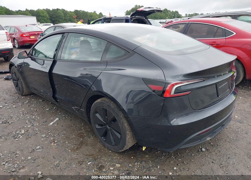 2024 TESLA MODEL 3 REAR-WHEEL DRIVE VIN: 5YJ3E1EA3RF734779