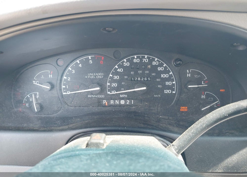 1995 FORD EXPLORER VIN: 1FMDU34X5SZB70458