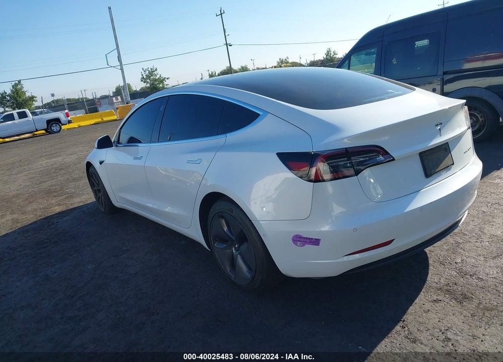 2019 TESLA MODEL 3 LONG RANGE/PERFORMANCE VIN: 5YJ3E1EB8KF493350