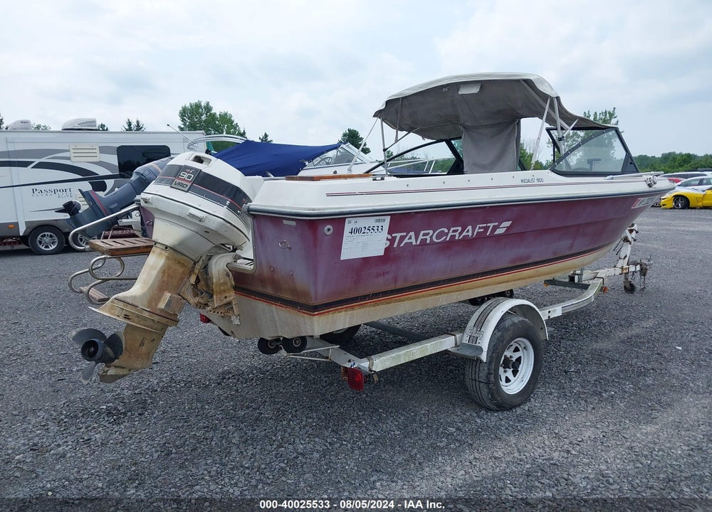 1989 STARCRAFT 19 FT VIN: STRY0600F889