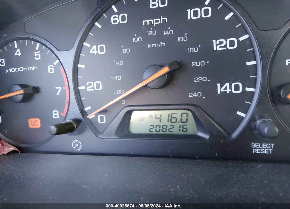 2002 HONDA ACCORD 2.3 EX VIN: JHMCG66082C012240