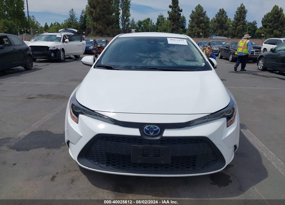 2022 TOYOTA COROLLA HYBRID LE VIN: JTDEAMDE7N3009588