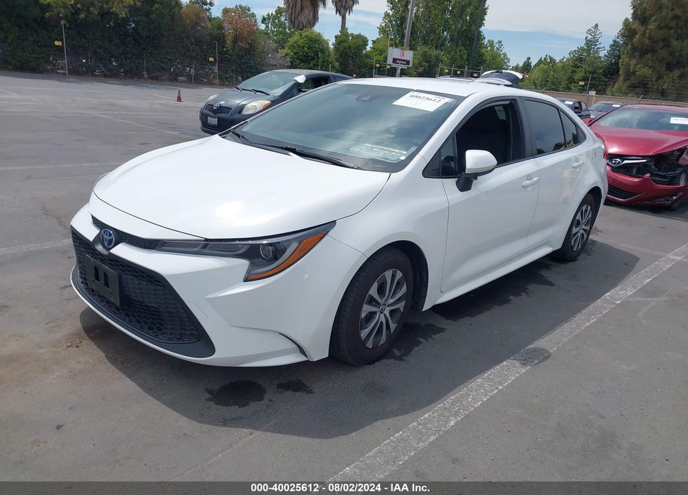 2022 TOYOTA COROLLA HYBRID LE VIN: JTDEAMDE7N3009588