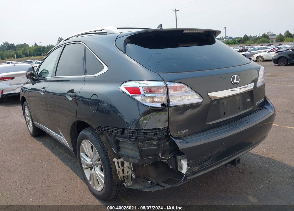 2011 LEXUS RX 450H VIN: JTJBC1BA7B2033531