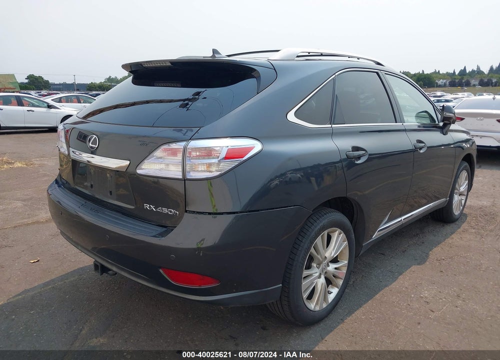 2011 LEXUS RX 450H VIN: JTJBC1BA7B2033531