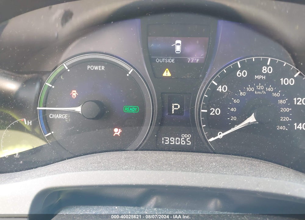 2011 LEXUS RX 450H VIN: JTJBC1BA7B2033531