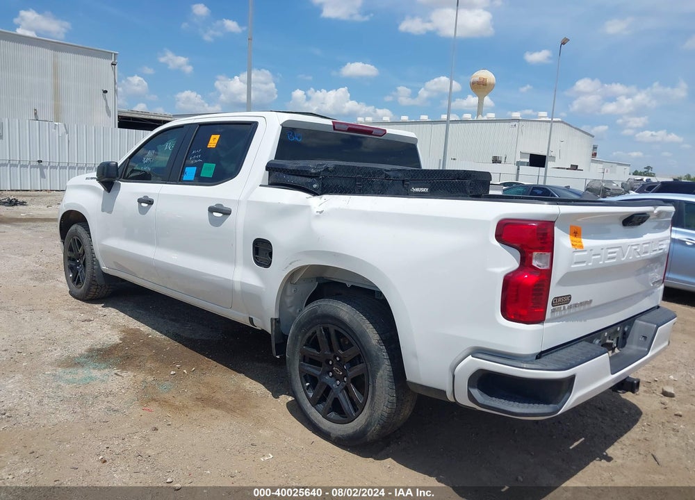 2022 CHEVROLET SILVERADO 1500 2WD SHORT BED CUSTOM VIN: 3GCPABEK7NG578407
