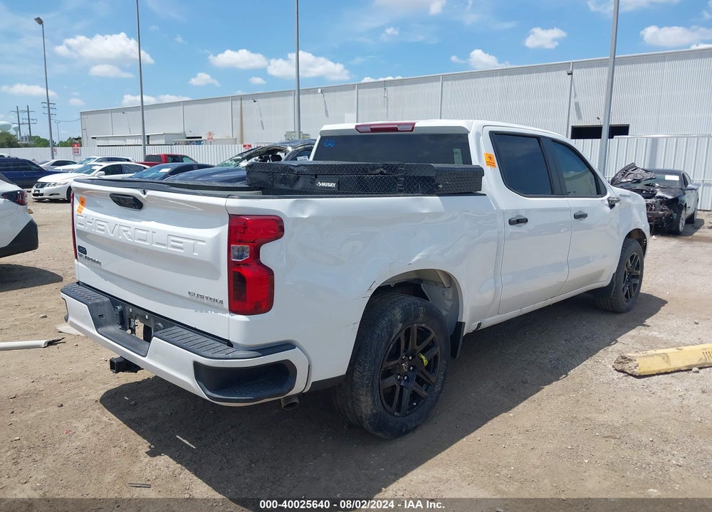 2022 CHEVROLET SILVERADO 1500 2WD SHORT BED CUSTOM VIN: 3GCPABEK7NG578407