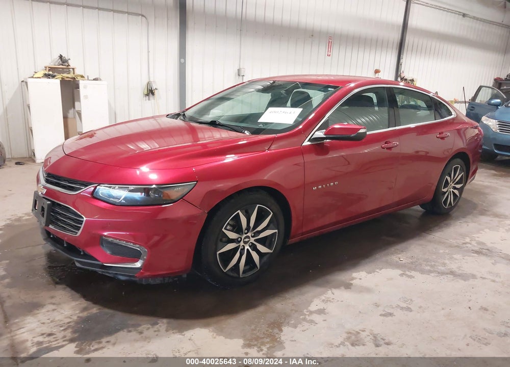 2016 CHEVROLET MALIBU 2LT VIN: 1G1ZF5SX5GF325658