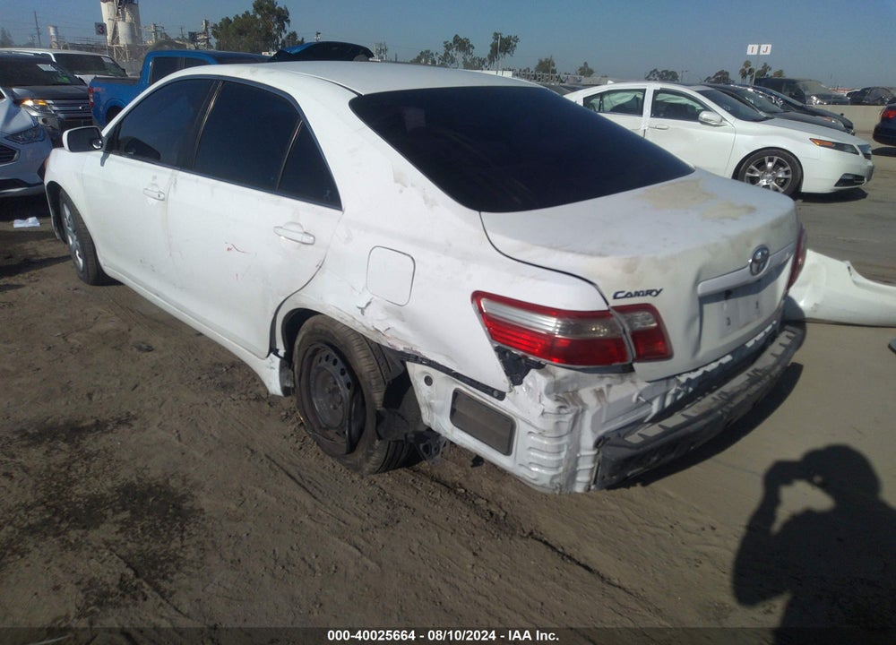 2008 TOYOTA CAMRY LE VIN: 4T4BE46K78R043623