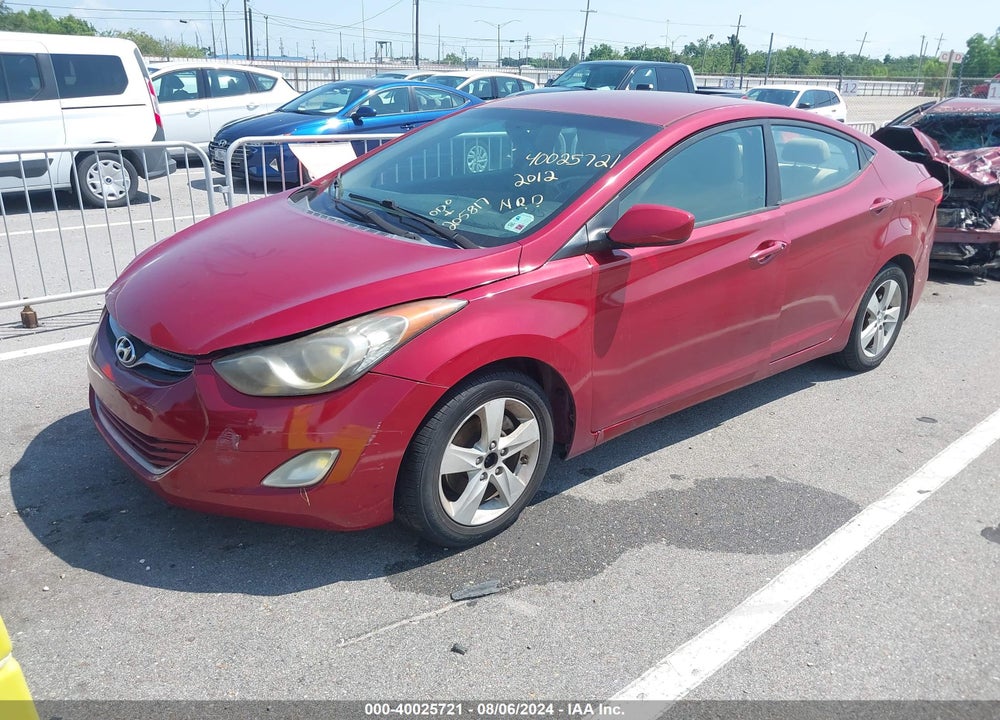 2012 HYUNDAI ELANTRA GLS (ULSAN PLANT) VIN: KMHDH4AE9CU197707