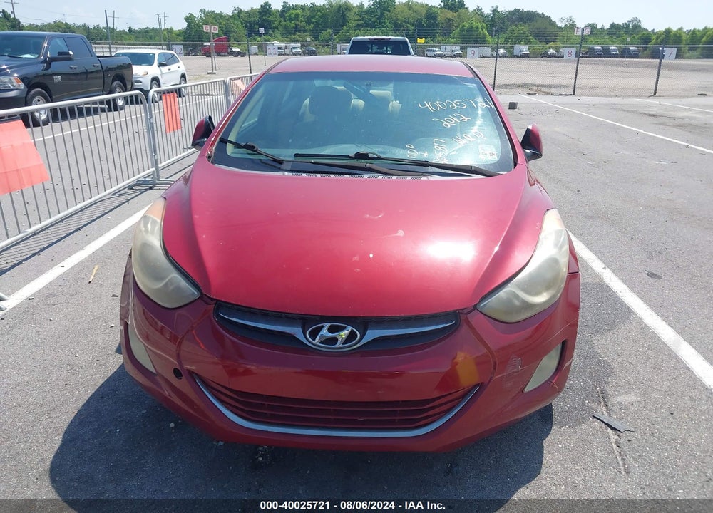 2012 HYUNDAI ELANTRA GLS (ULSAN PLANT) VIN: KMHDH4AE9CU197707