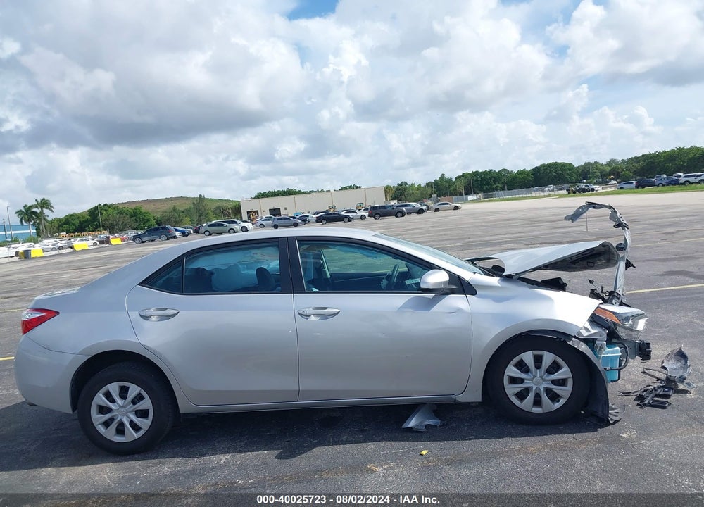 2014 TOYOTA COROLLA L VIN: 2T1BURHE9EC026109