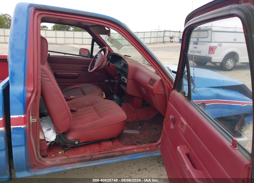 1991 TOYOTA PICKUP 1/2 TON SHT WHEELBASE DLX VIN: JT4RN81PXM5123672