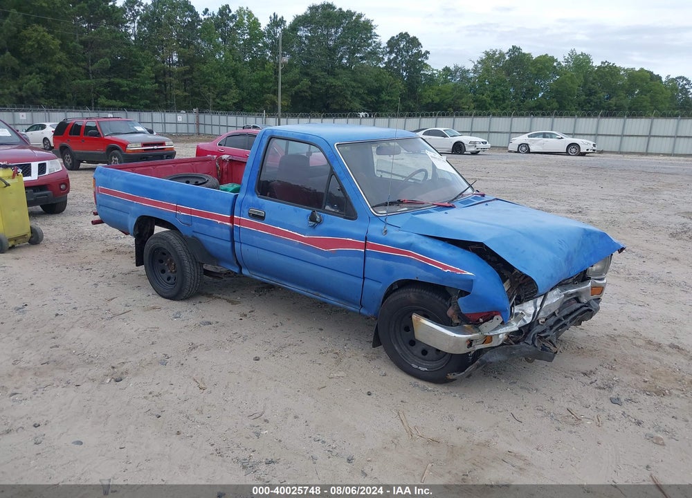 1991 TOYOTA PICKUP 1/2 TON SHT WHEELBASE DLX VIN: JT4RN81PXM5123672