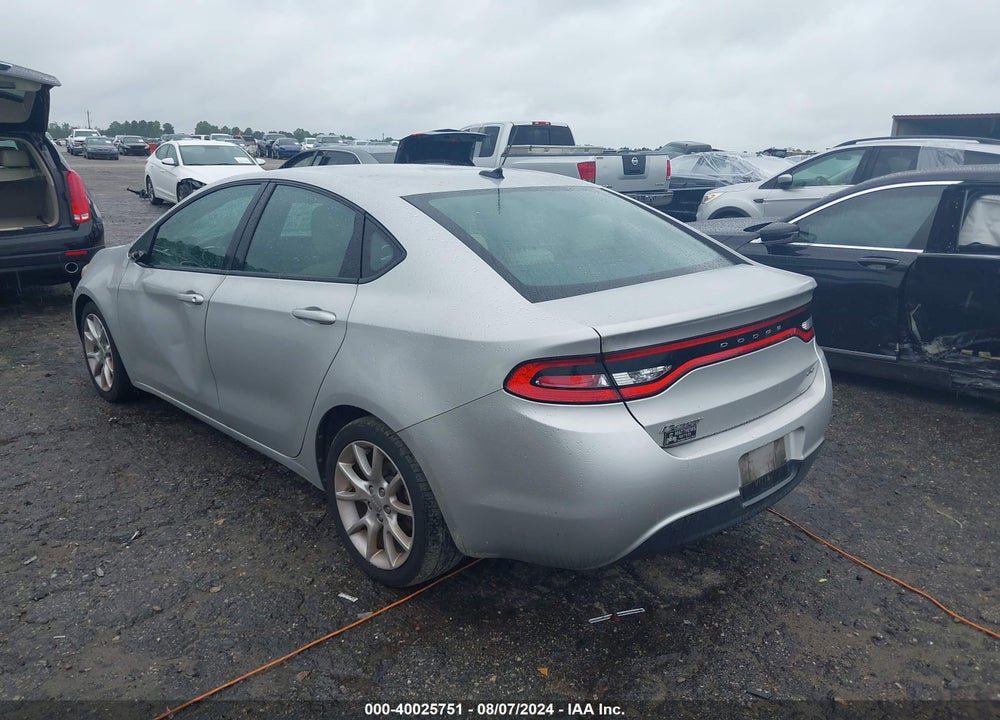 2013 DODGE DART SXT VIN: 1C3CDFBA4DD195503
