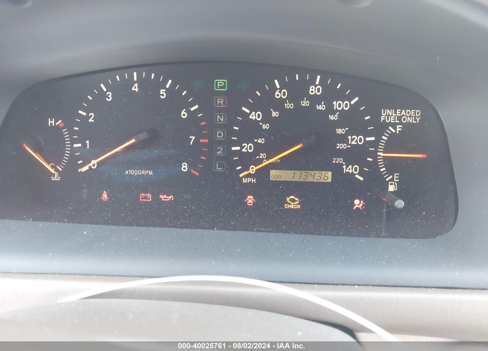 1999 LEXUS ES 300 VIN: JT8BF28G8X0182334