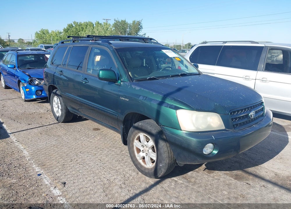 2002 TOYOTA HIGHLANDER LIMITED V6 VIN: JTEHF21A520055045