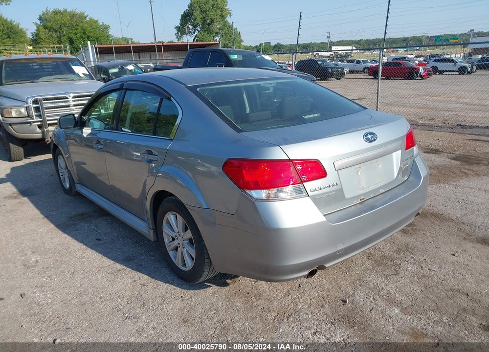 2011 SUBARU LEGACY 2.5I PREMIUM VIN: 4S3BMCC64B3232861