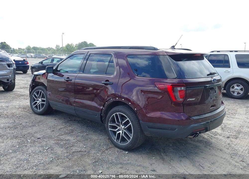 2018 FORD EXPLORER SPORT VIN: 1FM5K8GT1JGA61490